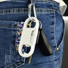 Kép 6/6 - Adatkábel 20 cm-es (Apple 8 pin), palacknyitó és kulcstartó (fekete)