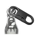 Kép 3/6 - Adatkábel 20 cm-es (Apple 8 pin), palacknyitó és kulcstartó (fekete)