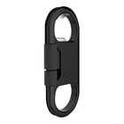 Kép 5/6 - Adatkábel 20 cm-es (Apple 8 pin), palacknyitó és kulcstartó (fekete)