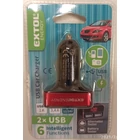 Kép 3/3 - Autós töltő szivargyújtós /dupla USB, 1,0A+3,4A/ 37W (42084)