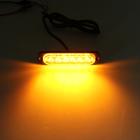 Kép 1/5 - Autós villogó lámpa sárga DC 12-24V 3W 6 db LED SMD-2835