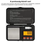 Kép 4/9 - Digitális ékszer mérleg zsebmérleg 200g - 0,01