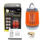 Elektromos szúnyogriasztó (UV), LED kemping lámpa (180 lm) 