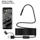 Kép 1/4 - Endoszkóp kamera (5 méter) kemény, IP68 vízálló, (Android, PC, Mac)