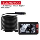 Kép 2/8 - Endoszkóp kamera 4,3” kijelzővel, HD 1080P, 8 LED-es (10 méter)