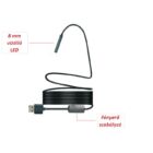Kép 5/9 - Endoszkóp kamera WiFi-s (iPhone, Android, PC), 8mm, (2 méter) IP68, lágy kábel