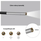 Kép 3/11 - Endoszkóp kamera függőleges kijelzővel (4,3”), 3,9 mm, HD 1080P, 8 LED-es (10 méter)