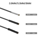 Kép 6/6 - Endoszkóp kamera, 2,4” kijelzővel, IP68 vízálló (2 méter), 8mm, HD 1080P, 8 LED-es