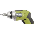 Kép 5/8 - Akkus csavarbehajtó 3,6V Li-ion, elforgatható nyéllel, 5 db BIT-tel, Extol Craft (402114)