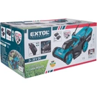 Kép 12/13 - Akkus fűnyíró 43 cm, 20V SHARE20V, 2×2000 mAh akkuval, kefementes, Extol Industrial (8791902)