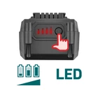 Kép 6/9 - Akkus lombfúvó 20 V, Share20V, kefementes, 4000 mAh akkuval és töltővel – Extol Industrial (8791906)