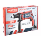 Kép 4/4 - Ütvefúrógép 750W, kulcsos tokmány, Extol Premium (8890012)