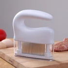 Kép 1/6 - Húspuhító rozsdamentes acél tűkkel (48 tű) fehér