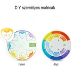 Kép 5/6 - Időzítős gyógyszer adagoló 7 színes rekesszel