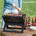 Kép 1/5 - Barbecue grill sütő faszenes hordozható és összecsukható profi német InnovaGoods