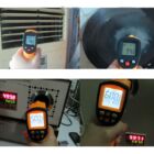 Kép 6/6 - Lézeres infra hőmérő pisztoly -50 +550°C digitális  LCD kijelzővel