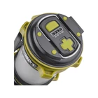 Kép 7/11 - LED lámpa tölthető, 350 lumen, cserélhető Li-ion akku, 2600 mAh, powerbank funkció, cseppálló(43140)