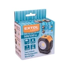 Kép 14/14 - LED munkalámpa kétoldalas, 500 lumen, beépített 2000 mAh Li-ion akku, állványra szerelhető(43271)