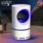 Kép 1/8 - Rovarcsapda ventilátoros UV fénnyel, kerek fehér