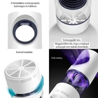 Kép 4/8 - Rovarcsapda ventilátoros UV fénnyel, kerek fehér