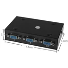 Kép 2/3 - VGA monitor elosztó SWITCH átkapcsoló 2 pc 1 monitor