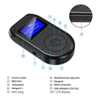 Kép 6/6 - Vezeték nélküli Bluetooth 5.0 audio adó-vevő (transmitter & receiver) kijelzővel (BT-11)