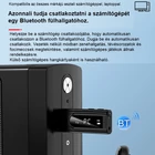 Kép 6/7 - Vezeték nélküli Bluetooth 5.0 audio adó-vevő (transmitter & receiver) kijelzővel (K9)