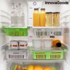 Kép 2/8 - InnovaGoods állítható hűtőszekrény-szervező FRIWER (2 darab)