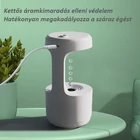 Kép 6/7 - Antigravitációs párásító készülék, LED kijelzővel, 800 ml (fehér)