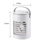 Kép 2/16 - Asztali léghűtő és párásító hűtőventilátor 3 fokozattal, időzítővel, RGB fénnyel (CF-516)