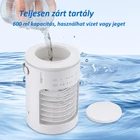 Kép 11/16 - Asztali léghűtő és párásító hűtőventilátor 3 fokozattal, időzítővel, RGB fénnyel (CF-516)