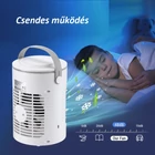 Kép 16/16 - Asztali léghűtő és párásító hűtőventilátor 3 fokozattal, időzítővel, RGB fénnyel (CF-516)