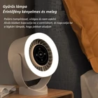 Kép 9/11 - Asztali ventilátor, falra szerelhető USB újratölthető mini ventilátor (sötétszürke)