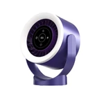 Kép 1/11 - Asztali ventilátor, falra szerelhető USB újratölthető mini ventilátor (sötétkék)