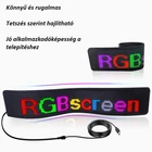 Kép 5/6 - Autós hajlítható színes LED kijelző APP vezérelhető