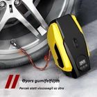 Kép 2/6 - Autós légkompresszor digitális kijelzővel, 12V, 35L/perc, (fekete-sárga)