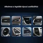 Kép 5/5 - Autós telefontartó szellőzőrácsra, gravitációs, egykezes (ezüst)