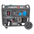 Kép 4/10 - Heron benzinmotoros áramfejlesztő, aggregátor 6 kVA, 230V, 1 fázisú, inverteres (8896233)