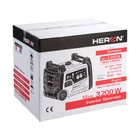 Kép 8/8 - Heron, benzinmotoros áramfejlesztő, aggregátor kézi indítás, 3,0 kVA, 230V, 1 fázisú, inverteres (8896220)