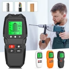 Kép 2/10 - Digitális detektor, rejtett fém és fa tárgyak, feszültség alatti vezeték keresésére, LCD kijelzővel (HW-QB6) narancs