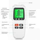 Kép 7/10 - Digitális detektor, rejtett fém és fa tárgyak, feszültség alatti vezeték keresésére, LCD kijelzővel (HW-QB6) narancs