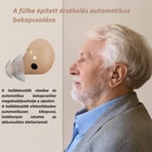 Kép 6/10 - Digitális fülbe helyezhető láthatatlan hallókészülék, újratölthető, érintésvezérlésű hangerősítő (bőrszínű) Z-26D1