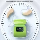 Kép 3/4 - 16 csatornás digitális hangosító eszköz, zajcsökkentéssel, digitális kijelzős töltőtokkal (bőrszínű) – MIN1244