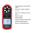 Kép 4/6 - Digitális szélmérő kézi szélsebesség mérő és hőmérő 0-30m/sec (Wintact WT816)