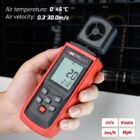 Kép 3/6 - Digitális szélmérő, kézi szélsebesség mérő és hőmérő elforgatható, 0,3-30m/sec (TA8161)