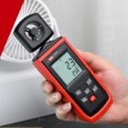 Kép 1/6 - Digitális szélmérő, kézi szélsebesség mérő és hőmérő elforgatható, 0,3-30m/sec (TA8161)