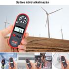 Kép 7/7 - Digitális szélmérő, szélsebességmérő (anemometer) Wintact WT816A