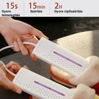 Kép 5/6 - Elektromos cipőszárító, cipőmelegítő, fertőtlenítő, fehér (220V-10W)