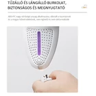 Kép 6/8 - Elektromos cipőszárító, cipőmelegítő, fertőtlenítő, USB-s (kék)