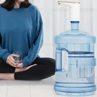 Kép 9/10 - Elektromos vízadagoló pumpa ballonos vízhez, zöld-arany (6628)